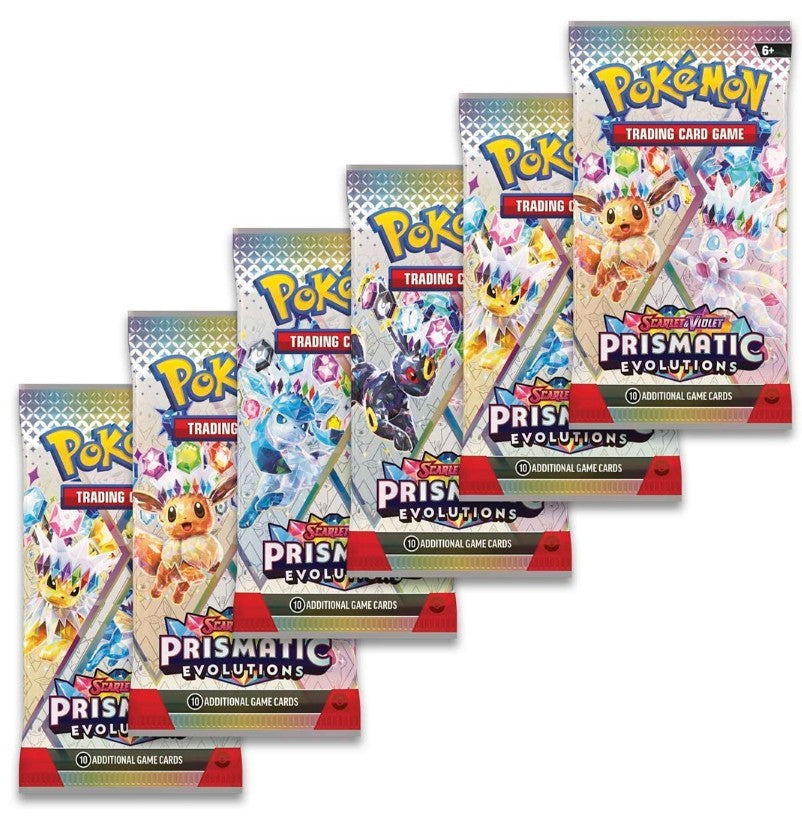 Scarlet & Violet-Prismatic Evolutions Booster Bundle (6 Packs)